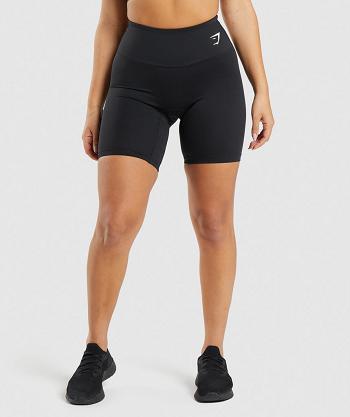 Dámské Šortky Gymshark Tréninková Cycling Černé | CZ 3937BEX